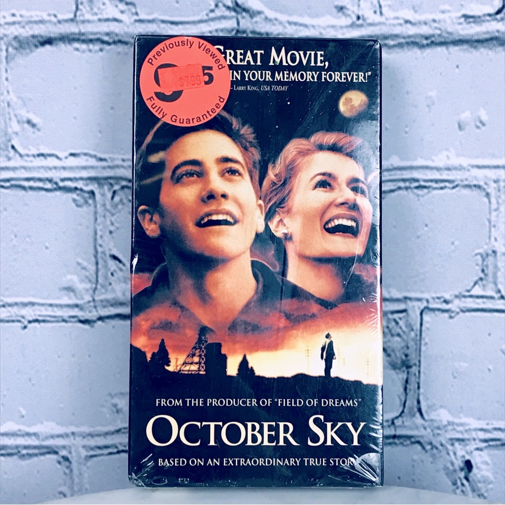 Universal October Sky Vintage 1999 New VHS Movie Tape Unopened Factory Sealed